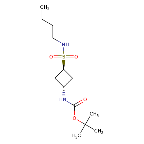 tert-butylN-[(1r,3r)-3-(butylsulfamoyl)cyclobutyl]carbamate