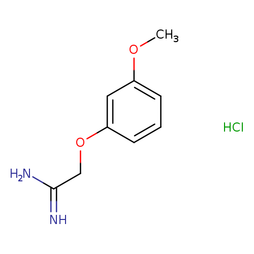 2-(3-Methoxyphenoxy)ethanimidamide hydrochloride