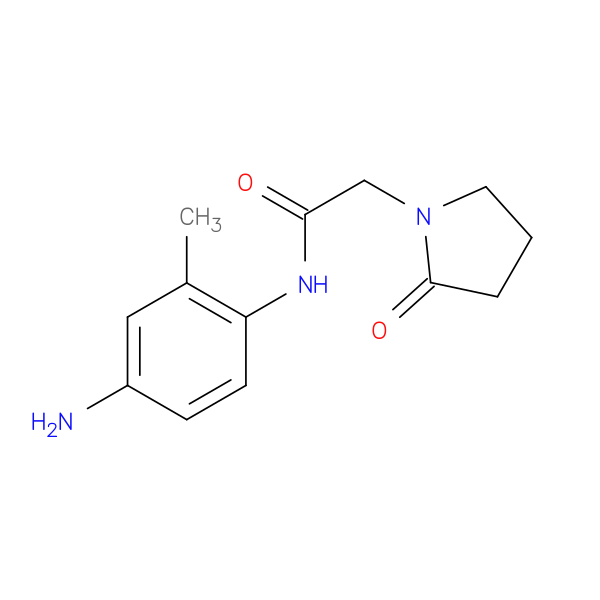 N-(4-amino-2-methylphenyl)-2-(2-oxopyrrolidin-1-yl)acetamide