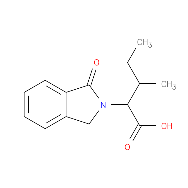 3-methyl-2-(1-oxo-1,3-dihydro-2H-isoindol-2-yl)pentanoic acid