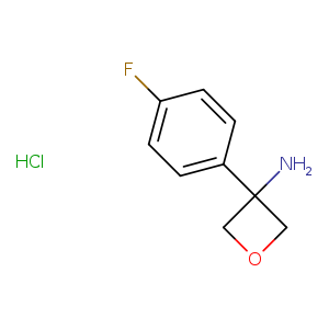3-Oxetanamine, 3-(4-fluorophenyl)-, hydrochloride (1:1)