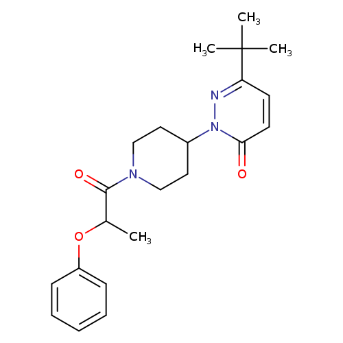 6-tert-butyl-2-[1-(2-phenoxypropanoyl)piperidin-4-yl]-2,3-dihydropyridazin-3-one