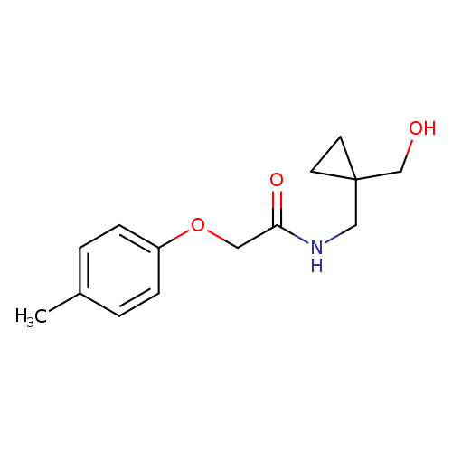 N-{[1-(hydroxymethyl)cyclopropyl]methyl}-2-(4-methylphenoxy)acetamide