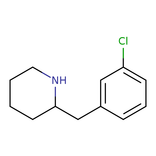 2-[(3-chlorophenyl)methyl]piperidine