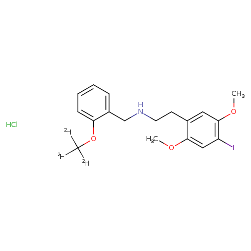 4-iodo-2,5-dimethoxy-N-[(2-methoxyphenyl)methyl]-benzeneethanamine-d3,monohydrochloride