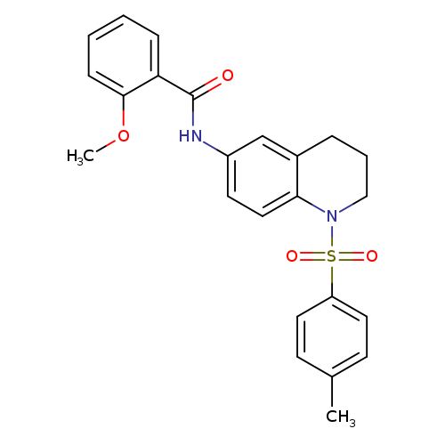 2-methoxy-N-[1-(4-methylbenzenesulfonyl)-1,2,3,4-tetrahydroquinolin-6-yl]benzamide