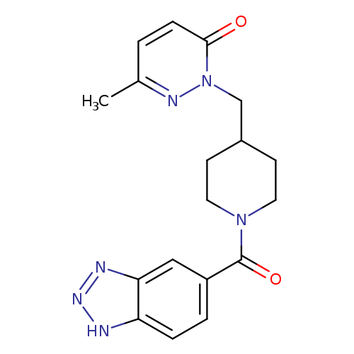 2-{[1-(1H-1,2,3-benzotriazole-5-carbonyl)piperidin-4-yl]methyl}-6-methyl-2,3-dihydropyridazin-3-one