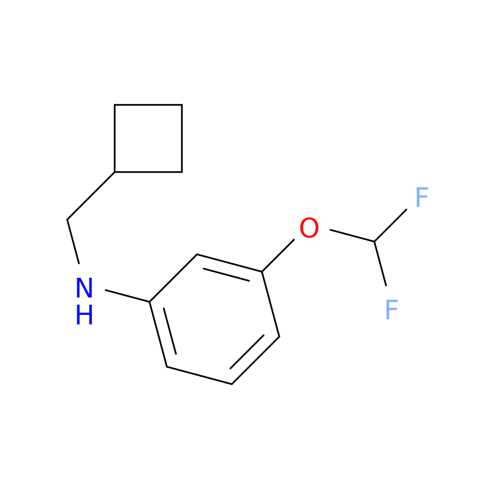 N-(cyclobutylmethyl)-3-(difluoromethoxy)aniline