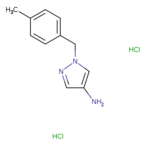 1-[(4-methylphenyl)methyl]-1H-pyrazol-4-amine dihydrochloride
