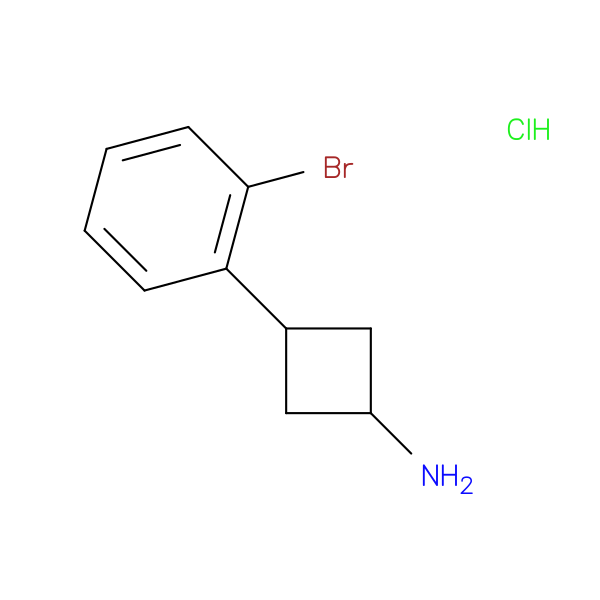 3-(2-bromophenyl)cyclobutan-1-amine hydrochloride