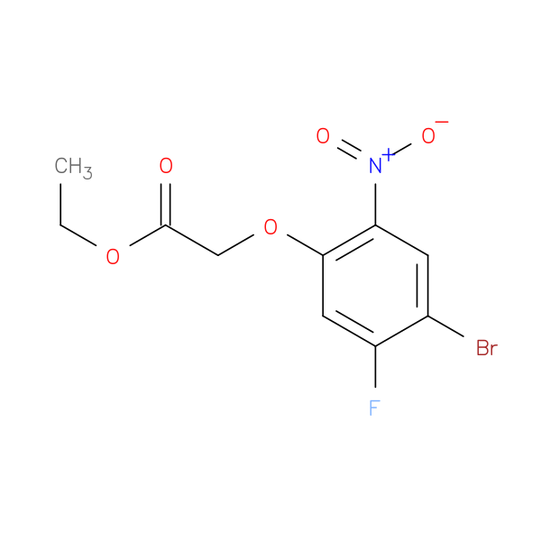 Ethyl 2-(4-bromo-5-fluoro-2-nitrophenoxy)acetate