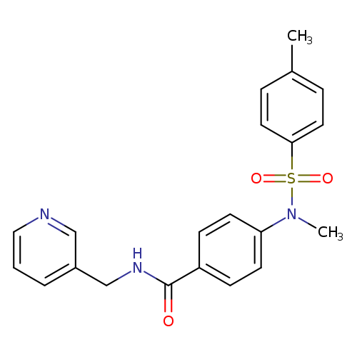 4-(N-methyl4-methylbenzenesulfonamido)-N-[(pyridin-3-yl)methyl]benzamide