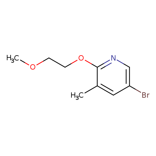 Pyridine, 5-bromo-2-(2-methoxyethoxy)-3-methyl-