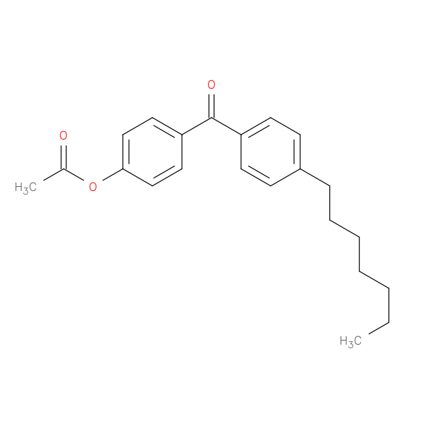 4-Acetoxy-4'-heptylbenzophenone