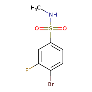 4-Bromo-3-fluoro-n-methylbenzenesulfonamide