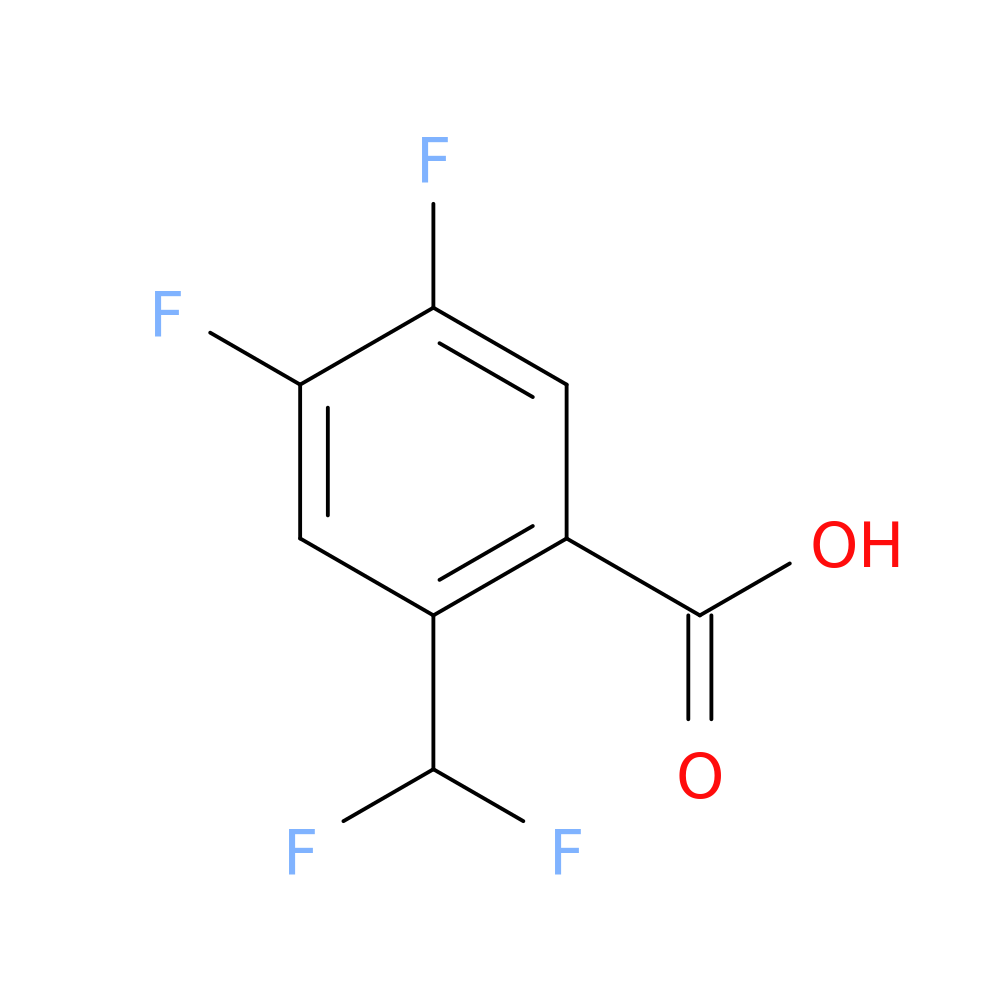 2-(difluoromethyl)-4,5-difluorobenzoic acid