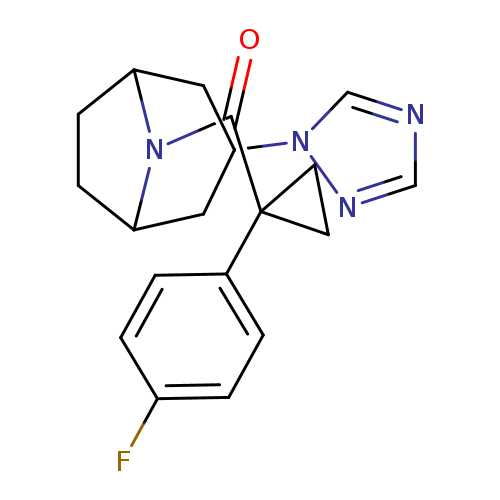 8-[1-(4-fluorophenyl)cyclopropanecarbonyl]-3-(1H-1,2,4-triazol-1-yl)-8-azabicyclo[3.2.1]octane