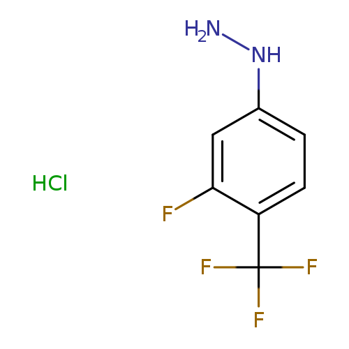 [3-fluoro-4-(trifluoromethyl)phenyl]hydrazine hydrochloride