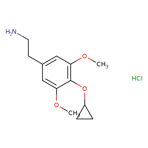 2-(4-cyclopropoxy-3,5-dimethoxyphenyl)ethan-1-aminehydrochloride