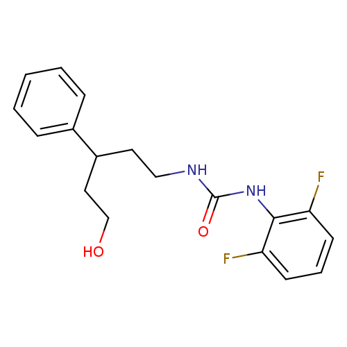 3-(2,6-difluorophenyl)-1-(5-hydroxy-3-phenylpentyl)urea