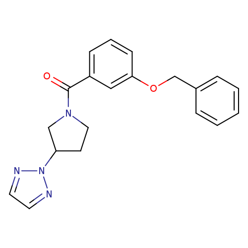 2-{1-[3-(benzyloxy)benzoyl]pyrrolidin-3-yl}-2H-1,2,3-triazole