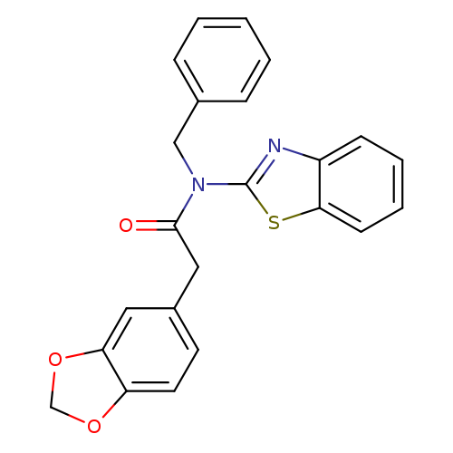 2-(2H-1,3-benzodioxol-5-yl)-N-(1,3-benzothiazol-2-yl)-N-benzylacetamide
