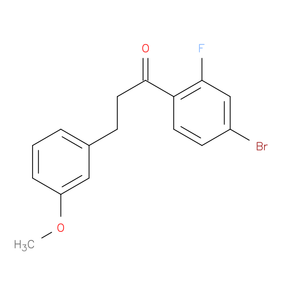 4'-Bromo-2'-fluoro-3-(3-methoxyphenyl)propiophenone
