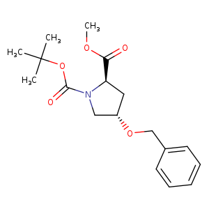 O1-tert-butyl O2-methyl (2R,4S)-4-benzyloxypyrrolidine-1,2-dicarboxylate
