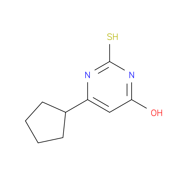 6-cyclopentyl-2-mercaptopyrimidin-4-ol