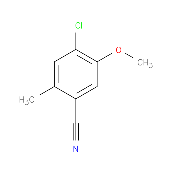 4-Chloro-5-methoxy-2-methylbenzonitrile
