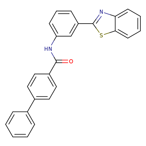 N-[3-(1,3-benzothiazol-2-yl)phenyl]-[1,1'-biphenyl]-4-carboxamide