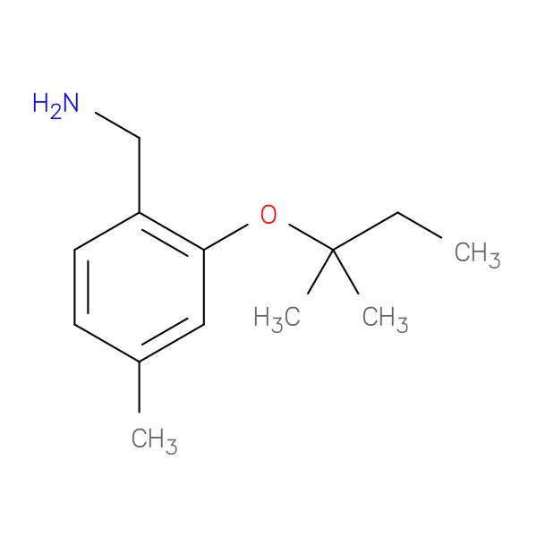 {4-methyl-2-[(2-methylbutan-2-yl)oxy]phenyl}methanamine