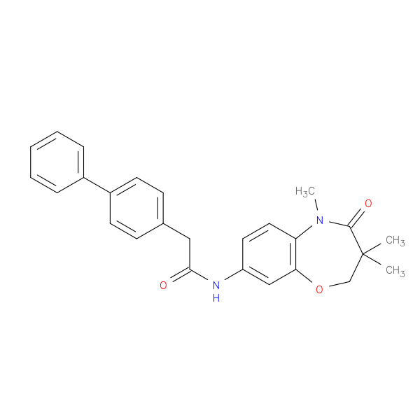 2-{[1,1'-biphenyl]-4-yl}-N-(3,3,5-trimethyl-4-oxo-2,3,4,5-tetrahydro-1,5-benzoxazepin-8-yl)acetamide