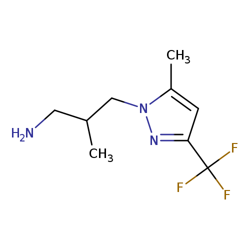 (2-Methyl-3-[5-methyl-3-(trifluoromethyl)-1h-pyrazol-1-yl]propyl)amine
