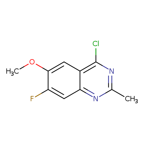 4-chloro-7-fluoro-6-methoxy-2-methylquinazoline