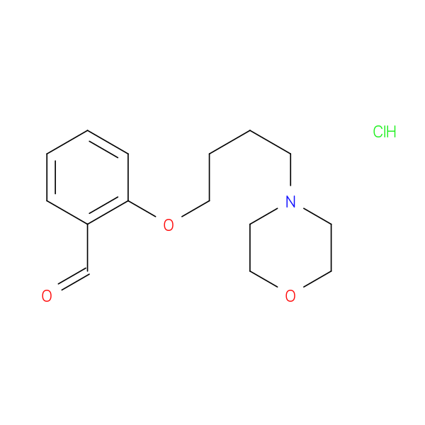 2-[4-(4-morpholinyl)butoxy]benzaldehyde hydrochloride