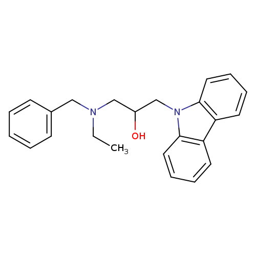 1-[benzyl(ethyl)amino]-3-(9H-carbazol-9-yl)propan-2-ol