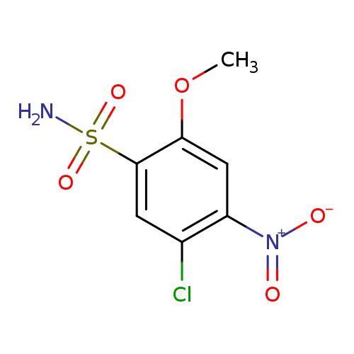 5-chloro-2-methoxy-4-nitrobenzene-1-sulfonamide