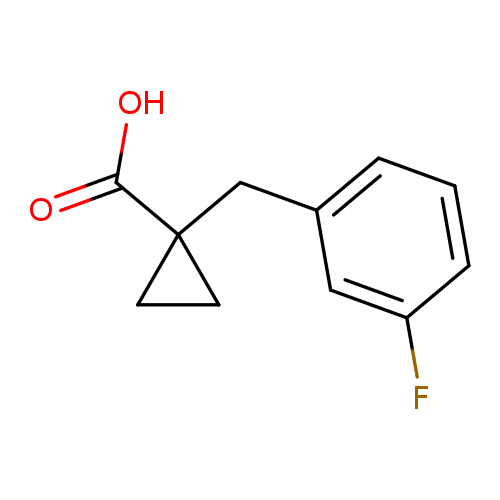 1-[(3-Fluorophenyl)methyl]cyclopropane-1-carboxylic acid