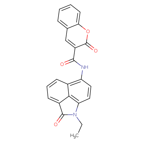 N-{2-ethyl-3-oxo-2-azatricyclo[6.3.1.0^{4,12}]dodeca-1(11),4,6,8(12),9-pentaen-9-yl}-2-oxo-2H-chromene-3-carboxamide