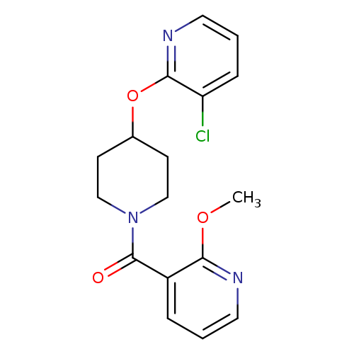 3-{4-[(3-chloropyridin-2-yl)oxy]piperidine-1-carbonyl}-2-methoxypyridine