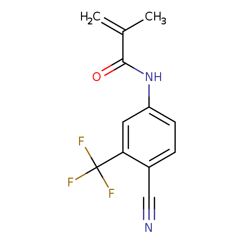 2-Propenamide, N-[4-cyano-3-(trifluoromethyl)phenyl]-2-methyl-