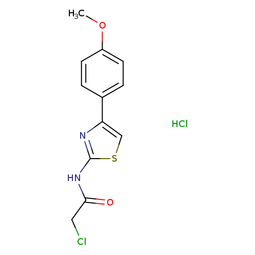2-chloro-N-[4-(4-methoxyphenyl)-1,3-thiazol-2-yl]acetamidehydrochloride
