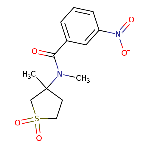 N-methyl-N-(3-methyl-1,1-dioxo-1lambda6-thiolan-3-yl)-3-nitrobenzamide