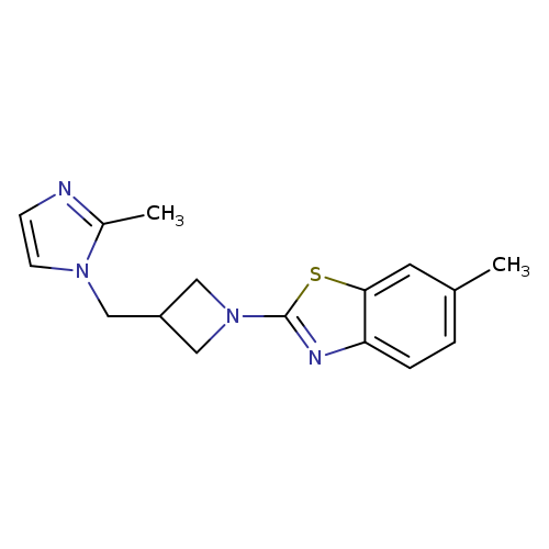 6-methyl-2-{3-[(2-methyl-1H-imidazol-1-yl)methyl]azetidin-1-yl}-1,3-benzothiazole