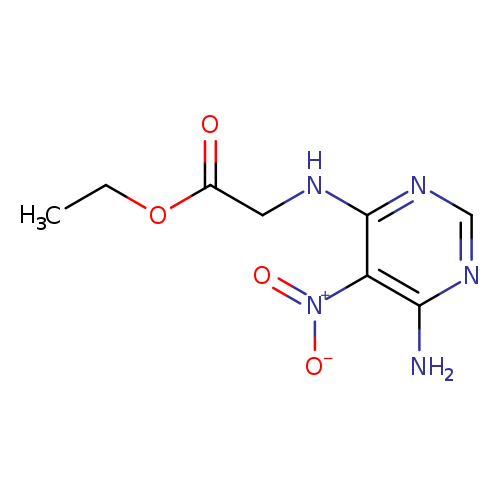 (6-Amino-5-nitro-pyrimidin-4-ylamino)-acetic acid ethyl ester