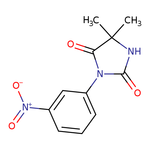 5,5-dimethyl-3-(3-nitrophenyl)imidazolidine-2,4-dione