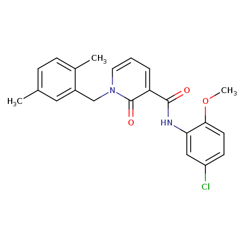 N-(5-chloro-2-methoxyphenyl)-1-[(2,5-dimethylphenyl)methyl]-2-oxo-1,2-dihydropyridine-3-carboxamide