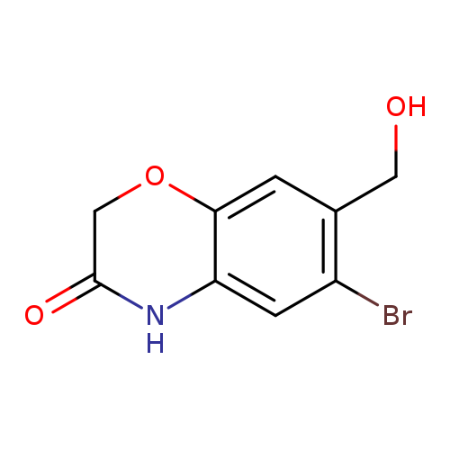 6-Bromo-7-(hydroxymethyl)-3,4-dihydro-2h-1,4-benzoxazin-3-one