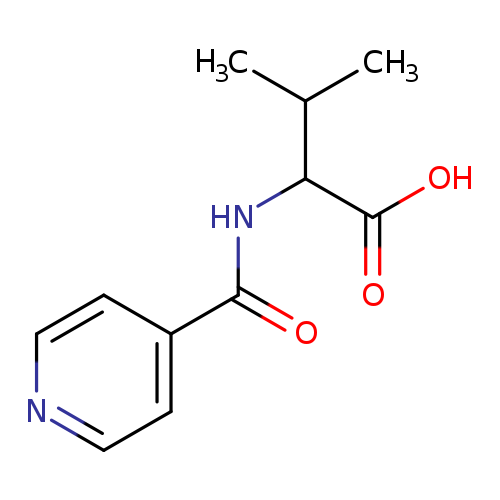 3-methyl-2-(pyridin-4-ylformamido)butanoic acid
